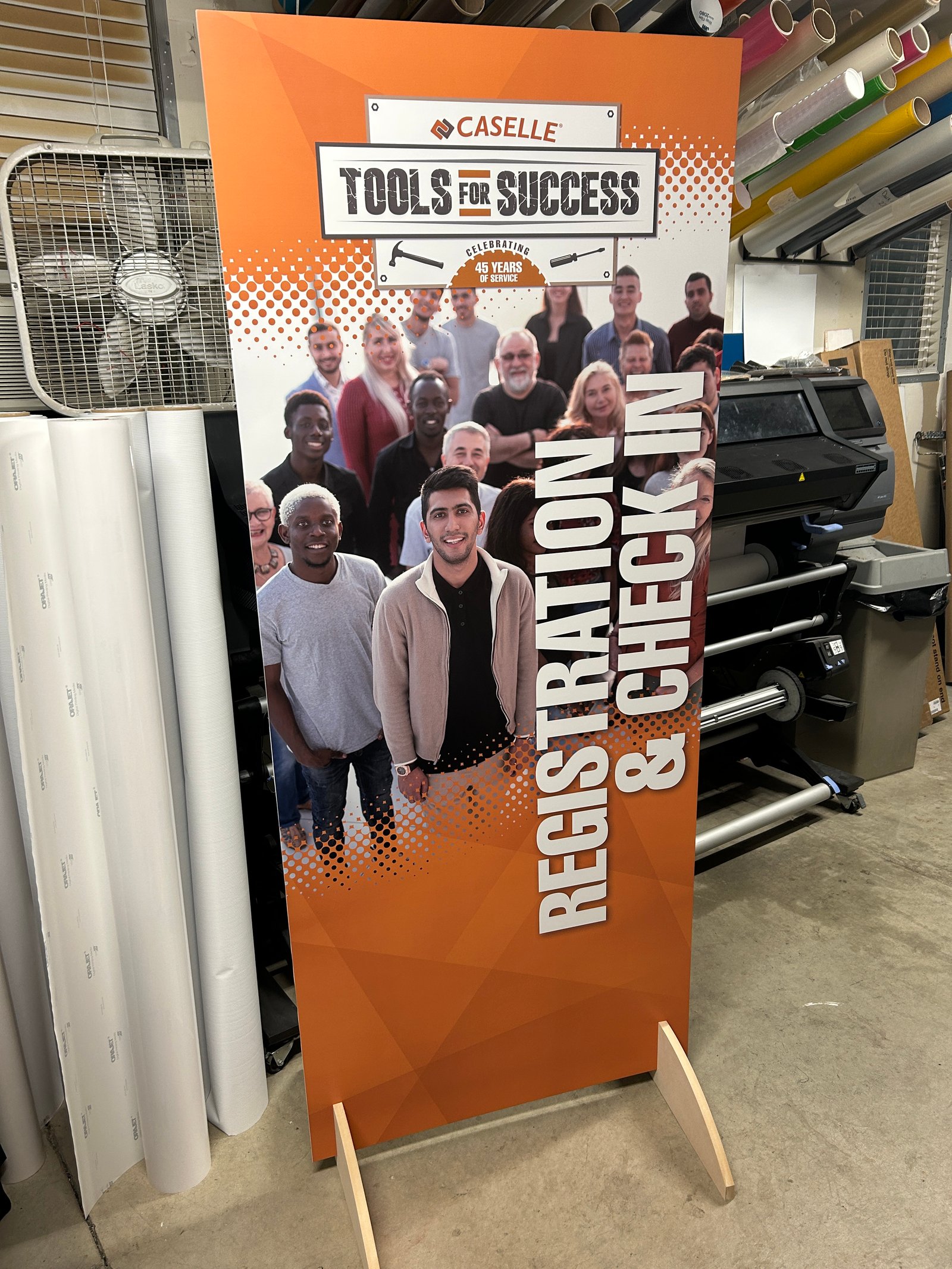 Caselle Tools for Success trade show banner